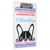 Porte-bloc J'aime les chiens : Pas les gens (Swatch)