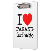 Porte-bloc J'aime les Farang (Gauche)