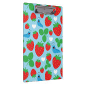 Porte-bloc J'aime les fraises Motif sans couture (Swatch)