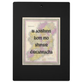 Porte-bloc J'Aime Mes Ancêtres Irlandais | Porte - bloc perso (Dos)