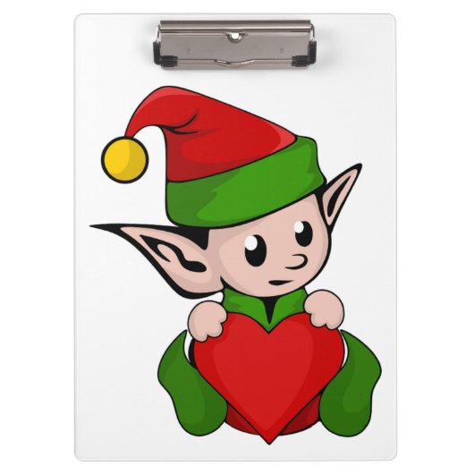 PORTE-BLOC "J'AIME NOËL" ELF (Devant)