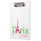 Porte-bloc J'aime Paris (Gauche)
