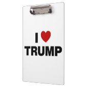 Porte-bloc J'aime Trump (Gauche)