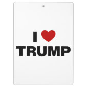 Porte-bloc J'aime Trump (Dos)