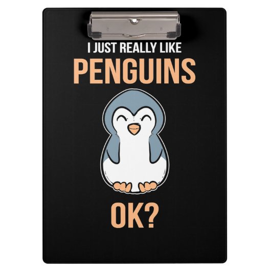 Porte-bloc J'Aime Vraiment Penguin (Devant)