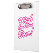 Porte-bloc J'Aimerais Que Tu Sois Bière ! (Gauche)