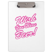 Porte-bloc J'Aimerais Que Tu Sois Bière ! (Devant)