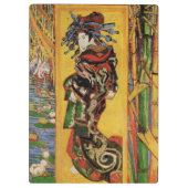 Porte-bloc Japonais Courtesan Oiran par Vincent van Gogh (Dos)