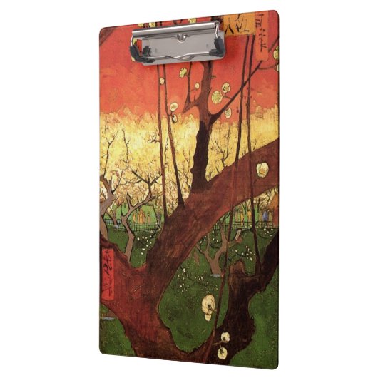 Porte-bloc Japonisme : arbre en fleurs de prunier par Vincent (Gauche)