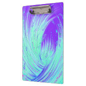 Porte-bloc Jardin Abstrait vert pourpre enchanté (Gauche)