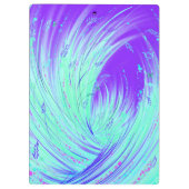 Porte-bloc Jardin Abstrait vert pourpre enchanté (Dos)