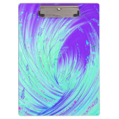 Porte-bloc Jardin Abstrait vert pourpre enchanté (Devant)