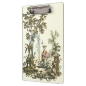 Porte-bloc Jardin asiatique avec femme et animaux (Gauche)