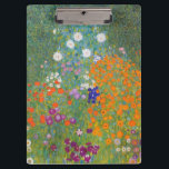 Porte-bloc Jardin aux fleurs (Gustav Klimt)<br><div class="desc">Ce dessin présente une peinture de l'artiste autrichien Gustav Klimt (1862-1918). C'est une représentation d'un beau jardin fleuri dans le style typiquement impressionniste de Klimt. Les fleurs ont presque l'air d'être débordantes, et il est impossible de ne pas se sentir soulagé par leur beauté. L'oeuvre originale a été achevée en...</div>