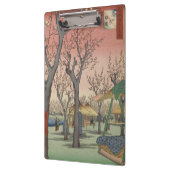 Porte-bloc Jardin de prune fleuri d'arbre japonais (Gauche)