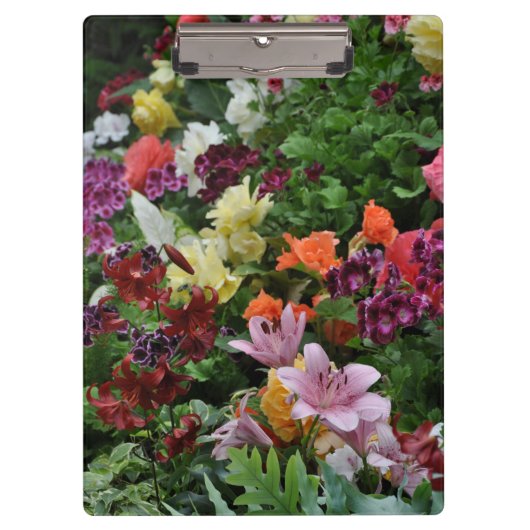 Porte-bloc Jardin tropical coloré (Devant)