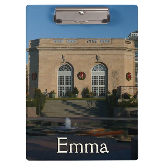 Porte-bloc Jardins botaniques à Noël à Washington DC (Devant)