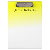 Porte-bloc Jaune clair (Devant)