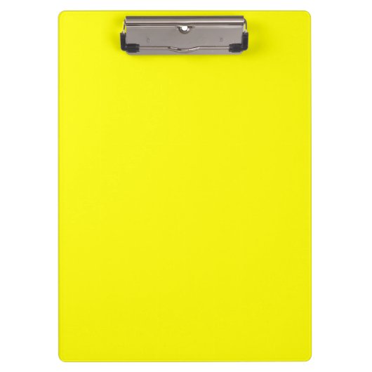 Porte-bloc Jaune clair (couleur solide) (Devant)