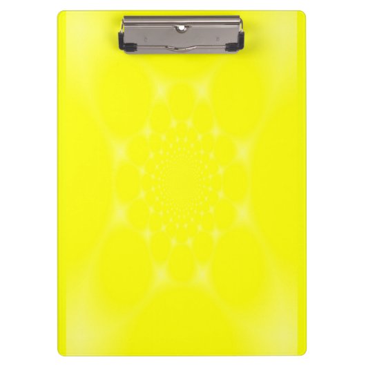 Porte-bloc Jaune Étincelant (Devant)