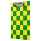 Porte-bloc Jaune vert À damiers Motif chèque (Gauche)