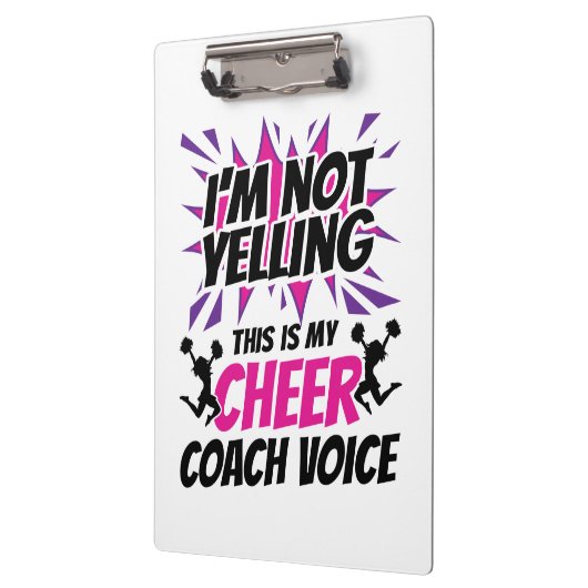 Porte-bloc Je ne crie pas que c'est ma voix d'entraîneur (Gauche)