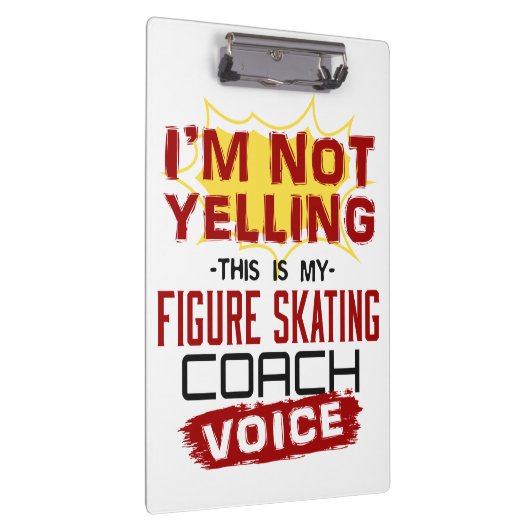 Porte-bloc Je ne hurle pas Figure Skating Coach Voice (Swatch)