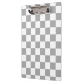 Porte-bloc Je saigne emballant la coutume Checkered blanche (Gauche)
