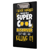 Porte-bloc Je Serais Un Pilote De Bus Super Cool (Gauche)