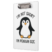 Porte-bloc Je suis Penguin Size, Short Girl Appréciation Day (Gauche)