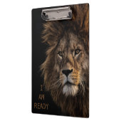 Porte-bloc JE SUIS PRÊT - Lion (Gauche)