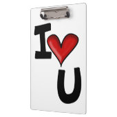 Porte-bloc Je t'aime (Gauche)