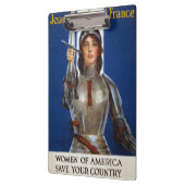 Porte-bloc Jeanne d'Arc : La servante d'Orléans, héroïne du c (Gauche)