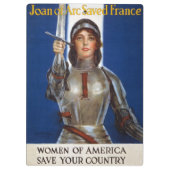 Porte-bloc Jeanne d'Arc : La servante d'Orléans, héroïne du c (Dos)