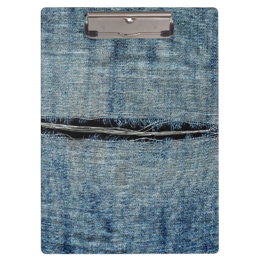 Porte-bloc Jeans arrachés (Devant)
