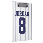 Porte-bloc Jersey de baseball avec nom et numéro personnalisé (Swatch)