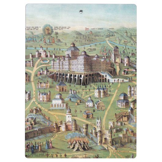 PORTE-BLOC JÉRUSALEM ANTIQUE (Dos)