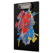 Porte-bloc Jésus Christ Face coeur sacré art Abstrait (Gauche)