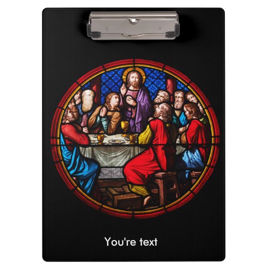 Porte-bloc Jésus dernier repas avec ses disciples (Devant)