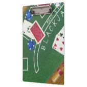 Porte-bloc Jeu de Blackjack avec chips par Chariklia Zarris (Gauche)