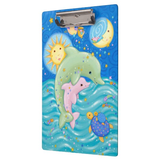 Porte-bloc Jeu de dauphins (Gauche)