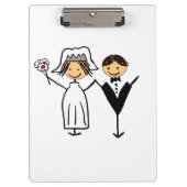 Porte-bloc Jeune mariée et marié géniaux (Devant)