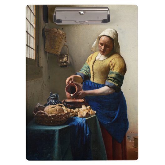 Porte-bloc Johannes Vermeer - La Milkmaid (Devant)