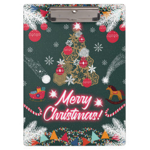 Porte-bloc Joie à feuillage persistant de Noël