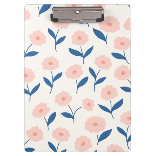 Porte-bloc Joli Boho Chic Fleurs Rose Motif (Devant)