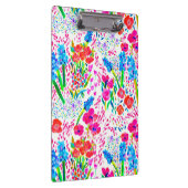 Porte-bloc Joli carnet de chèques motif de fleurs d'aquarelle (Swatch)