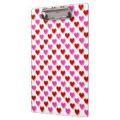 Porte-bloc Joli Coeur De Rose Et De Rouge Sur Blanc (Gauche)