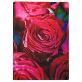 Porte-bloc Joli Ensemble De Roses Rouges (Dos)