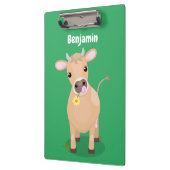 Porte-bloc Joli joli maillot de vache et dessin de fleurs (Gauche)