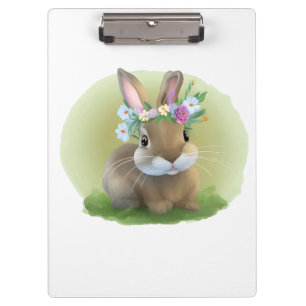 Porte-bloc Joli lapin de Pâques pour une humeur positive